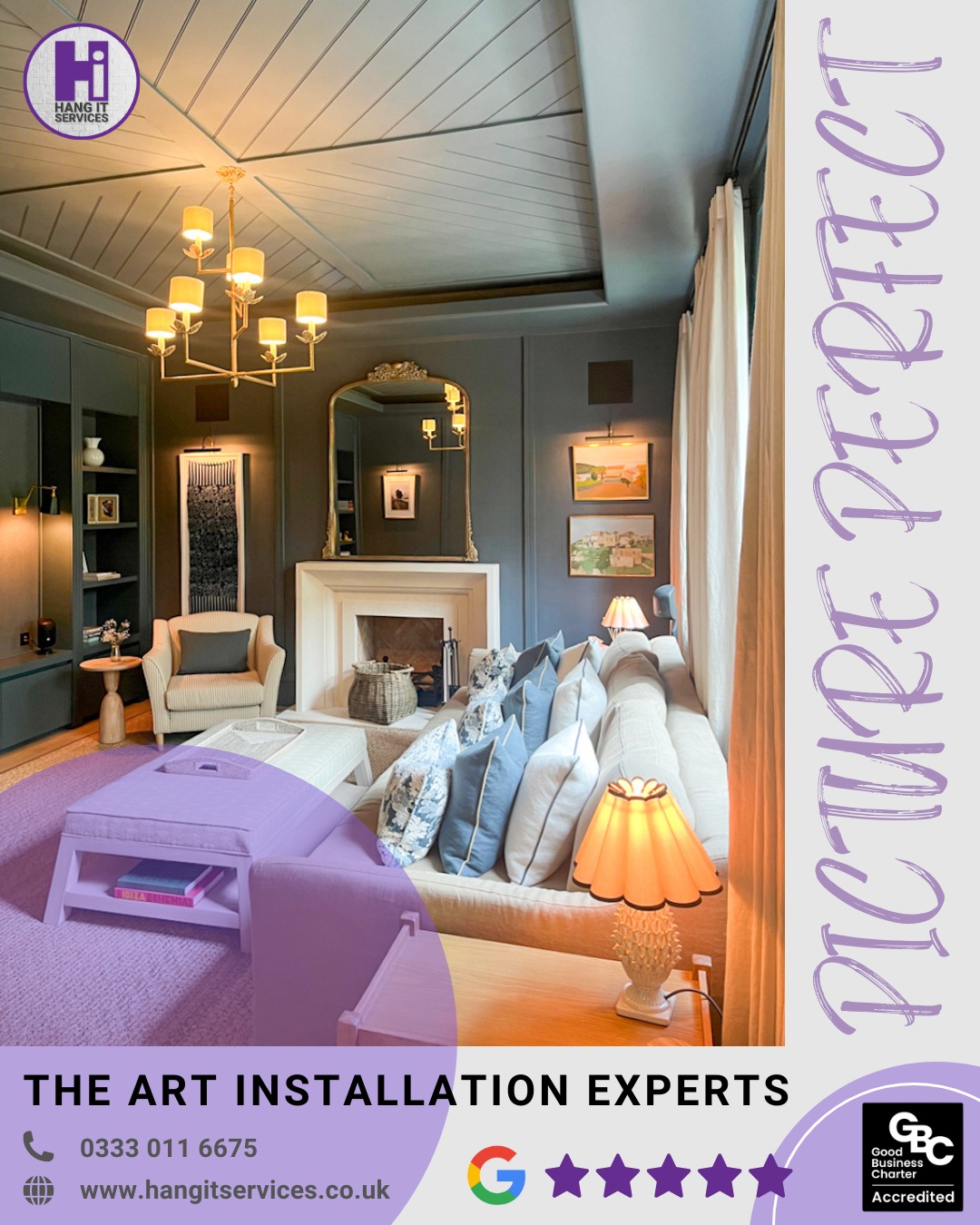 Transform your living space into a "Picture Perfect" masterpiece! At Hang It Services, we don't just install art and mirrors; we meticulously curate placements that elevate your interior design. Let our experts bring your vision to life, ensuring every piece enhances the beauty and balance of your home.
🌍 www.hangitservices.co.uk 📞 0333 011 6675
#Art #ArtInstallation #ArtHanging #MirrorHanging #London #Berkshire #Oxfordshire #Surrey