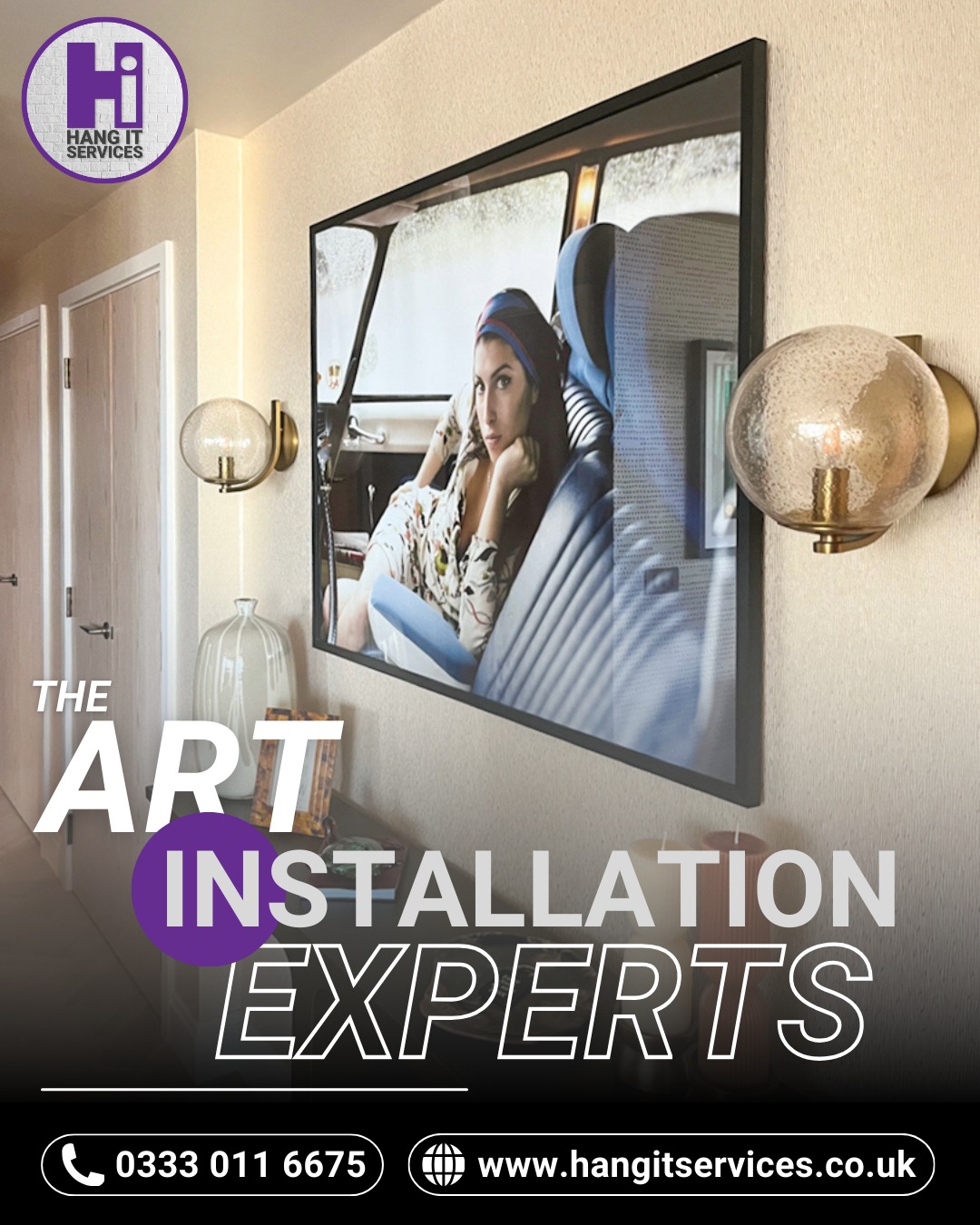 Check out this recent art installation we completed in London!
We can help you transform your space with the perfect art or mirror placement. Our team handles everything from hanging single pieces to gallery walls, ensuring every installation is secure and looks amazing.
Ready to elevate your home? Contact us today for a free quote.
🌍 www.hangitservices.co.uk 📞 0333 011 6675
#ArtInstallation #LondonHomes #HangItServices #InteriorDesign #ArtHanging