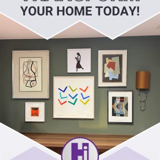 Struggling to hang your art collection? We've got you covered! 

A striking gallery wall should look effortless, but getting that perfect, balanced arrangement is an art form in itself. We offer professional art and mirror hanging services, specialising in curating and arranging beautiful collection walls like this one.

We ensure your gallery wall is perfectly arranged to complement your environment and securely mounted.

Ready to transform your blank wall into a masterpiece?

🔗 Find out more about our services by clicking the link in our bio, or call 0333 011 6675.