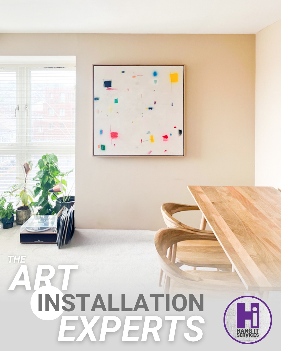 Bold, playful, and perfectly placed. 🎨

We recently installed this striking piece by Manel for a client. When working with contemporary abstracts like this, the placement is everything—it needs to feel intentional within the room's geometry.

At Hang It Services, we ensure your collection is level, secure, and positioned to make the maximum impact.

🔹 Specialist Art Hanging
🔹 Precision Levelling
🔹 Secure, Professional Fixings

Elevate your space.
🌐 www.hangitservices.co.uk
📞 0333 011 6675

#ArtInstallation #InteriorStyling #InteriorDesign #ProfessionalHanging #MirrorInstallation #HangItServices #InteriorDesignIdeas #ArtCuration #Art