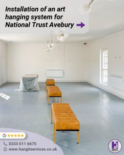 Precision in a historic setting. 🏛🛠
We were recently commissioned by the Avebury National Trust, to provide a specialist gallery-standard hanging solution for their gallery space.

Working in heritage environments requires a delicate balance of technical rigour and architectural respect. Across four walls, we installed a versatile,high-capacity rail system designed to handle varied artwork weights while integrating seamlessly with the room's existing lines.

The gallery is now fully equipped for its upcoming exhibition schedule with a future-proof, professional foundation. (Project completed April 2026).

Call today for picture rail installations for home or public buildings:
📞 0333 011 6675 🌐 www.hangitservices.co.uk

@avebury_nt #HangItServices #NationalTrustAvebury #GalleryInstallation #ArtHandling
#WiltshireBusiness #MuseumStandard #ProfessionalHanging
#ArtHangingSystems #GalleryRail