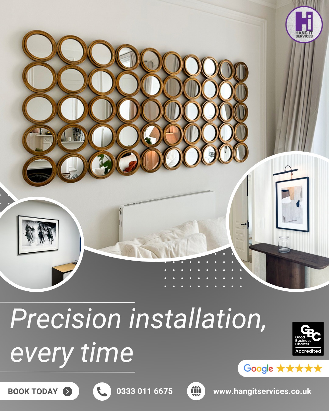 The art gets the compliments. We're fine with that. 🖼️
Professional art and mirror installation across the South of England.
Call today to book your installation.
🌐 www.hangitservices.co.uk
📞 0333 011 6675
#ArtInstallation #MirrorInstallation #InteriorDesign #HomeInteriors #WallDecor #HangItServices #SouthOfEngland #UKInteriors #HomeDecor #InteriorInspo #London #Berks #Bucks #Oxon #Somerset