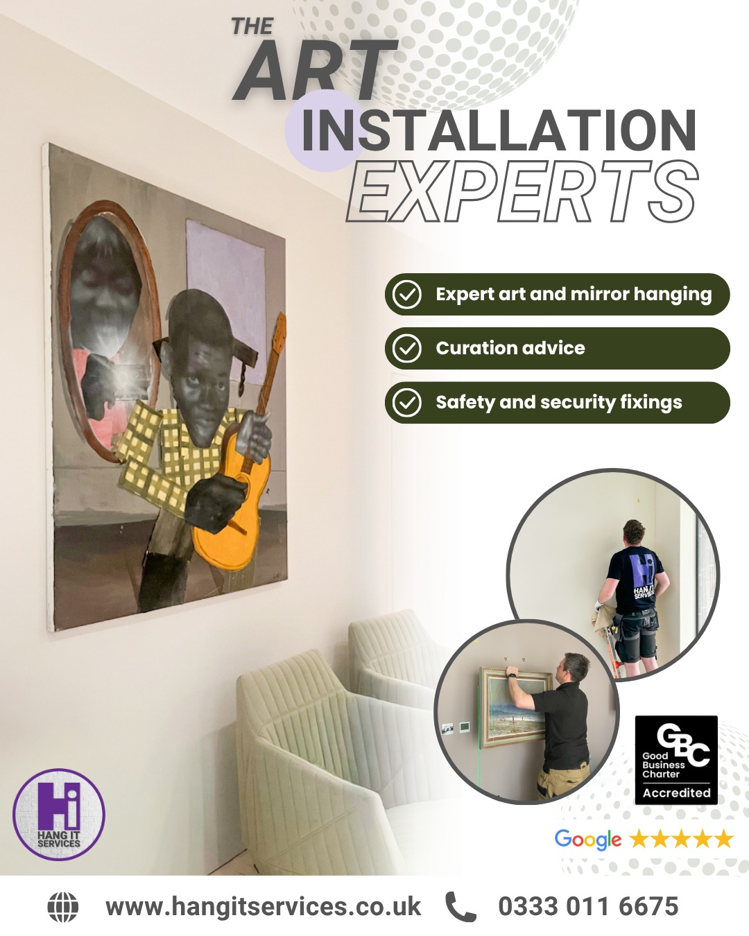 We love looking back at completed projects like this one. Getting a large, statement canvas perfectly aligned and securely mounted requires a professional touch.

What we brought to this project:
✅ Expert art and mirror hanging
✅ Bespoke curation and placement advice
✅ Advanced safety and security fixings

We take care of the electronic wall scanning, the precise mapping, and the structural fixings so you can just enjoy the view.

Book your professional hanging session:
📞 0333 011 6675
🌐 www.hangitservices.co.uk

#HangItServices #ArtInstallationMadeEffortless #InteriorDesignUK #RecentProject #ArtHanging #Surrey #London #Bath #Bristol #Bucks #Berks #Oxon