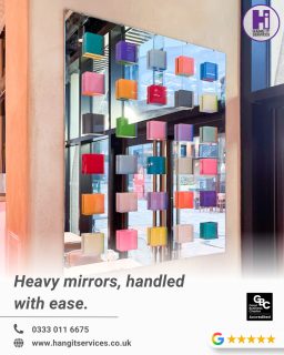 Statement pieces require a specialist touch. ✨🪞

A large, heavy mirror can completely open up a space, but hanging it safely requires the right technical approach.

We brought 'Heavy mirrors, handled with ease' to life for this striking commercial project, ensuring a flawless, structurally sound finish.

Our approach to heavy installations:
✅ Advanced electronic subsurface scanning for ultimate safety
✅ Heavy-duty structural fixings matched precisely to your wall type
✅ Millimetre-perfect laser alignment

Skip the DIY anxiety and let our professional team handle the heavy lifting.

Serving London and the South of England:
📞 0333 011 6675
🌐 www.hangitservices.co.uk

#HangItServices #ArtHanging #ArtInstallationMadeEffortless #MirrorHanging #InteriorDesign #StatementMirror #HomeStyling #LuxuryInteriors #Sussex #London #Berkshire #Oxfordshire #Somerset