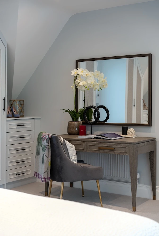 Vanity mirror installation