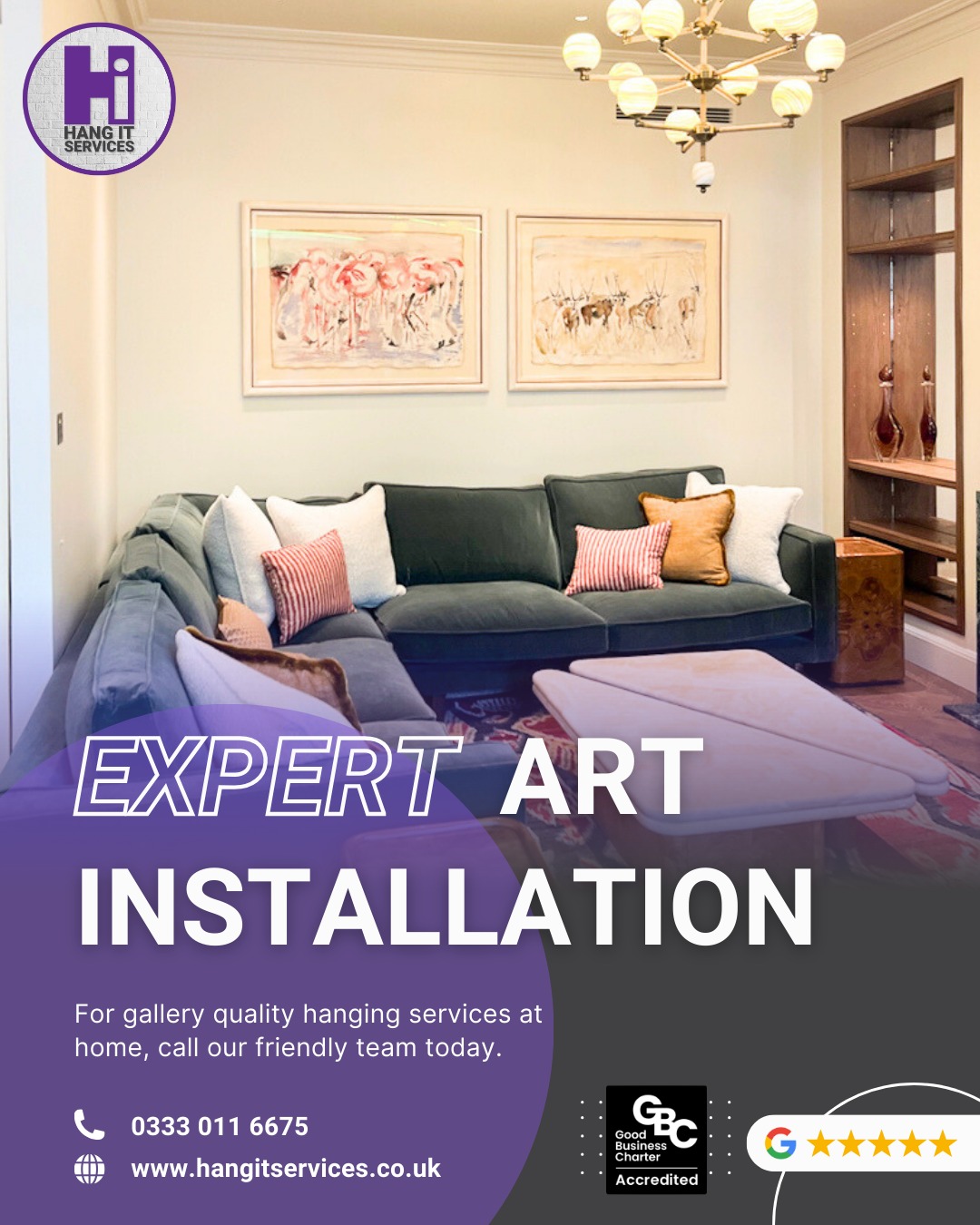 Your art deserves more than a "best guess" hanging. We specialise in gallery-quality installation, ensuring every frame and mirror is perfectly aligned and securely mounted. Our friendly team handles the technical side of things with absolute precision, so you can just enjoy the view. Whether it’s a single large piece or a complex collection, we’re here to help.

Call 0333 011 6675 or visit www.hangitservices.co.uk to book your installation.

#ArtInstallation #HomeInteriors #MirrorHanging #GalleryStandard #InteriorDesign #ArtLovers #HangItServices #HomeImprovement #Art #London #Berkshire #Oxfordshire #Bucks #Somerset #Hampshire