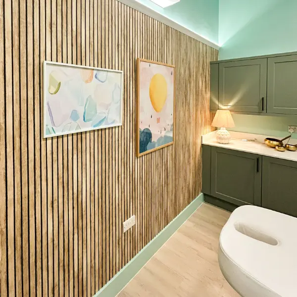 Children in Need DIY SOS Special - Art installed in a treatment room