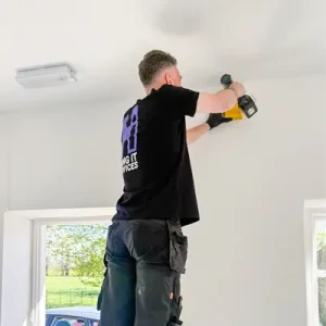 National Trust gallery rail installation